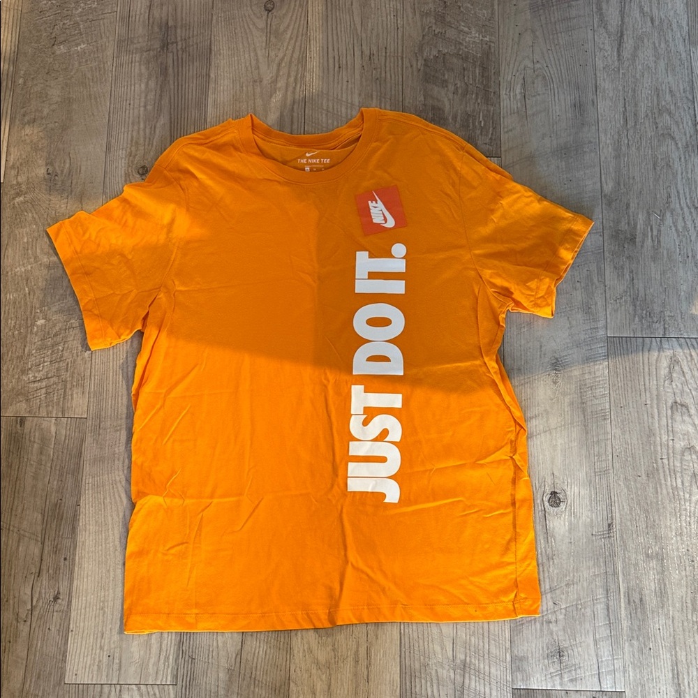 Nike Orange Just Do It Tee